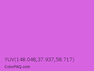 YUV 148.048,37.937,58.717 Color Image
