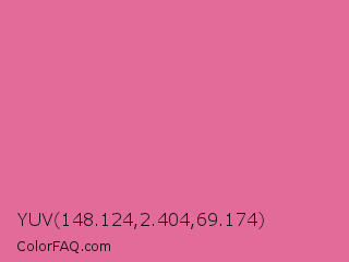YUV 148.124,2.404,69.174 Color Image