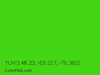 YUV 148.23,-63.217,-70.362 Color Image