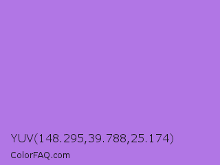 YUV 148.295,39.788,25.174 Color Image