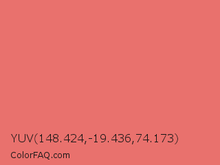 YUV 148.424,-19.436,74.173 Color Image
