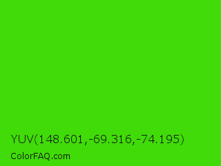 YUV 148.601,-69.316,-74.195 Color Image