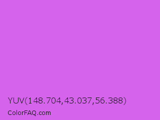 YUV 148.704,43.037,56.388 Color Image