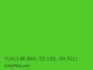 YUV 148.869,-52.193,-59.521 Color Image