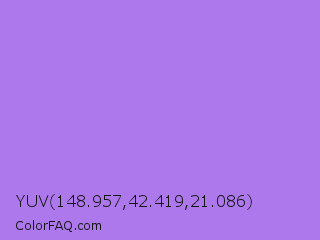 YUV 148.957,42.419,21.086 Color Image