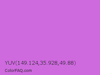 YUV 149.124,35.928,49.88 Color Image