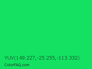 YUV 149.227,-25.255,-113.332 Color Image