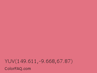 YUV 149.611,-9.668,67.87 Color Image