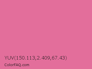 YUV 150.113,2.409,67.43 Color Image