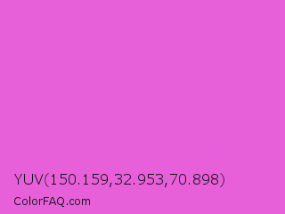 YUV 150.159,32.953,70.898 Color Image