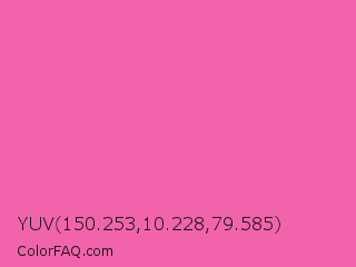 YUV 150.253,10.228,79.585 Color Image