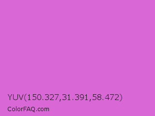 YUV 150.327,31.391,58.472 Color Image