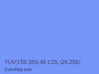 YUV 150.359,49.123,-29.256 Color Image