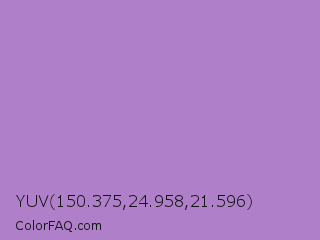 YUV 150.375,24.958,21.596 Color Image