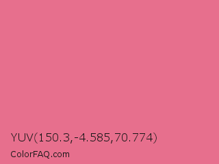 YUV 150.3,-4.585,70.774 Color Image