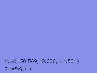 YUV 150.569,40.638,-14.531 Color Image