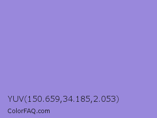 YUV 150.659,34.185,2.053 Color Image