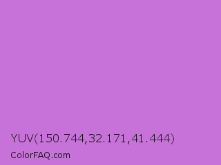 YUV 150.744,32.171,41.444 Color Image