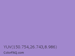 YUV 150.754,26.743,8.986 Color Image
