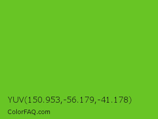 YUV 150.953,-56.179,-41.178 Color Image