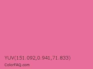 YUV 151.092,0.941,71.833 Color Image