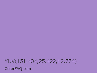 YUV 151.434,25.422,12.774 Color Image