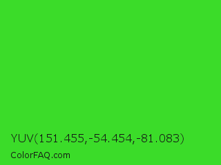 YUV 151.455,-54.454,-81.083 Color Image