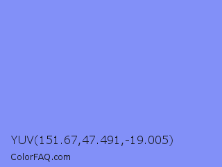 YUV 151.67,47.491,-19.005 Color Image
