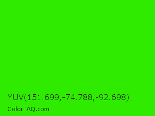 YUV 151.699,-74.788,-92.698 Color Image