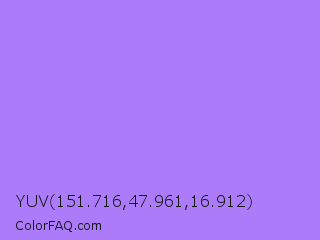 YUV 151.716,47.961,16.912 Color Image