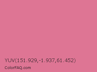 YUV 151.929,-1.937,61.452 Color Image