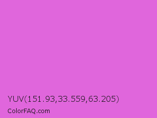 YUV 151.93,33.559,63.205 Color Image