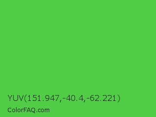 YUV 151.947,-40.4,-62.221 Color Image