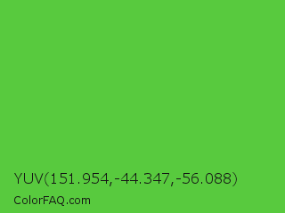 YUV 151.954,-44.347,-56.088 Color Image