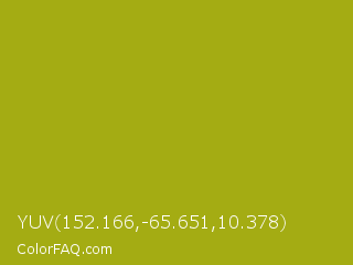 YUV 152.166,-65.651,10.378 Color Image