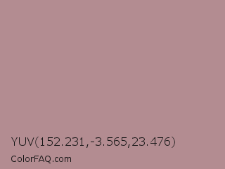 YUV 152.231,-3.565,23.476 Color Image