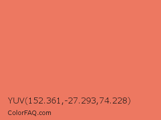 YUV 152.361,-27.293,74.228 Color Image