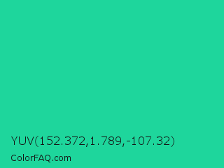 YUV 152.372,1.789,-107.32 Color Image