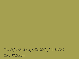 YUV 152.375,-35.681,11.072 Color Image