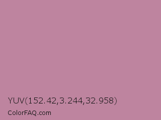 YUV 152.42,3.244,32.958 Color Image