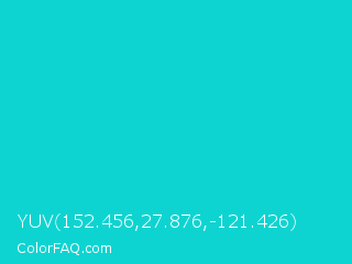 YUV 152.456,27.876,-121.426 Color Image
