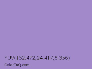 YUV 152.472,24.417,8.356 Color Image