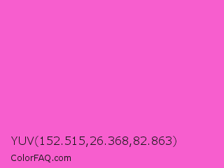 YUV 152.515,26.368,82.863 Color Image