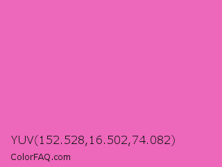 YUV 152.528,16.502,74.082 Color Image