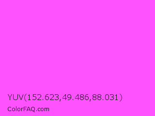 YUV 152.623,49.486,88.031 Color Image