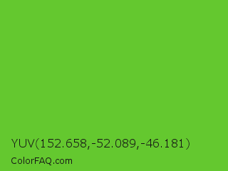 YUV 152.658,-52.089,-46.181 Color Image