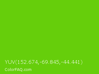 YUV 152.674,-69.845,-44.441 Color Image