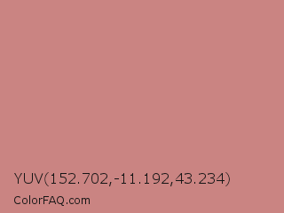 YUV 152.702,-11.192,43.234 Color Image