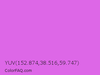 YUV 152.874,38.516,59.747 Color Image