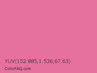 YUV 152.885,1.536,67.63 Color Image